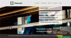 Desktop Screenshot of potrusil.cz