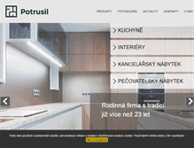 Tablet Screenshot of potrusil.cz